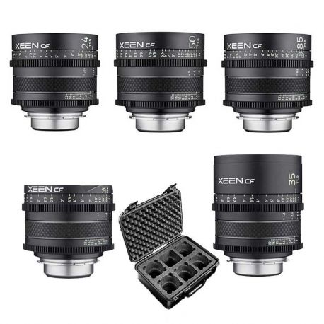 Xeen CF Komplett Set 5x Sony E mit Koffer, Objektiv-Set